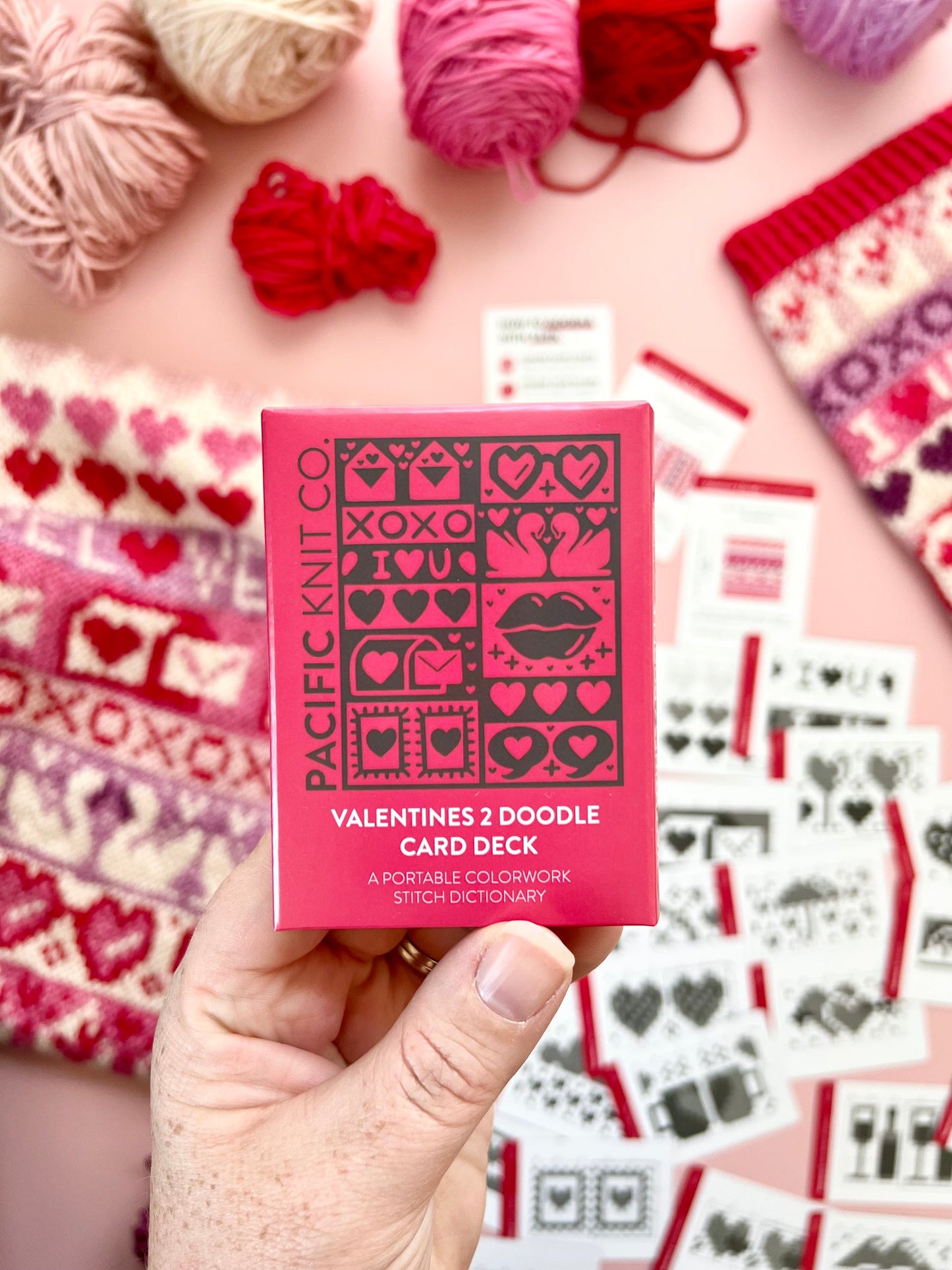 Valentines 2 Doodle Deck | Half Deck | Pattern card deck