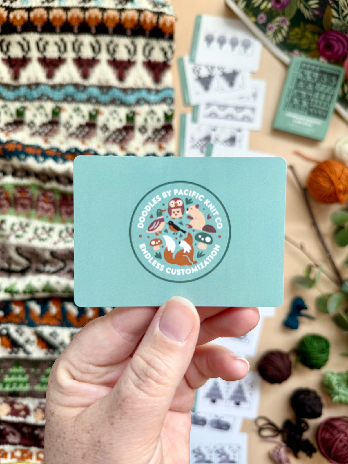 Woodland Doodle Deck | Half Deck | Pattern card deck