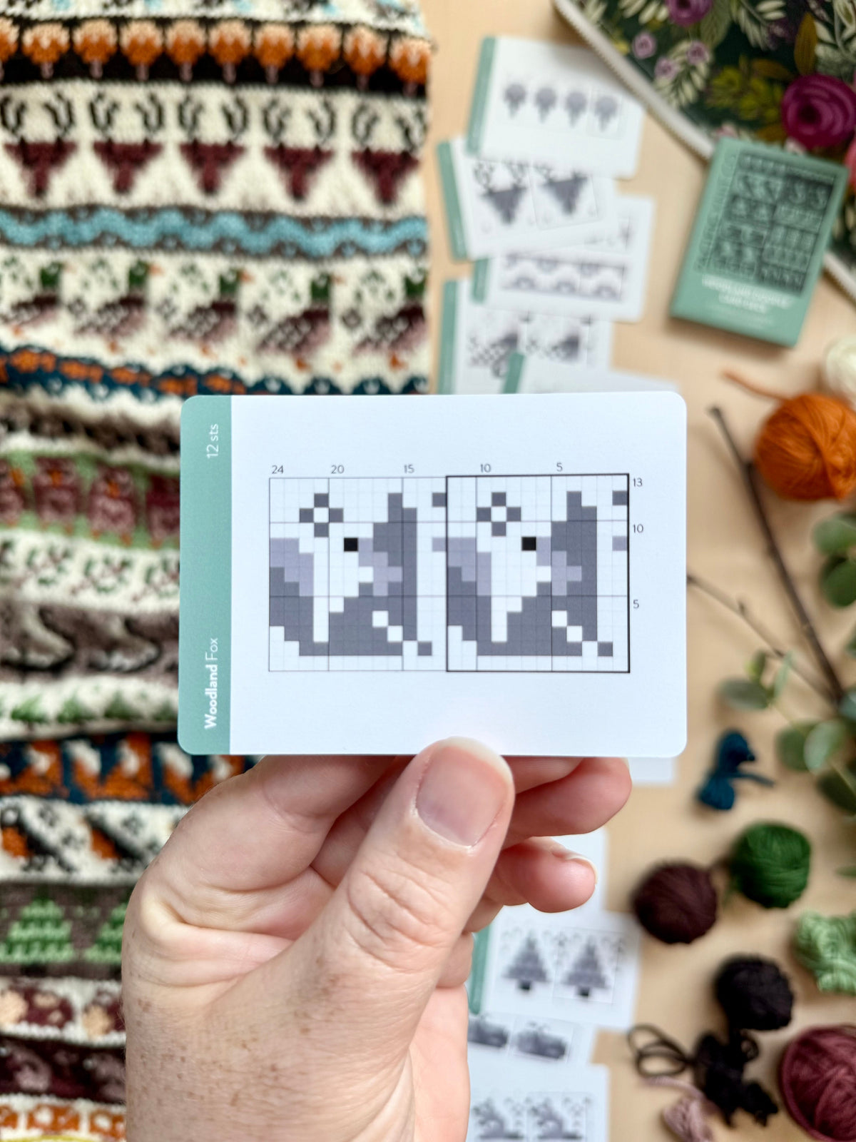 Woodland Doodle Deck | Half Deck | Pattern card deck