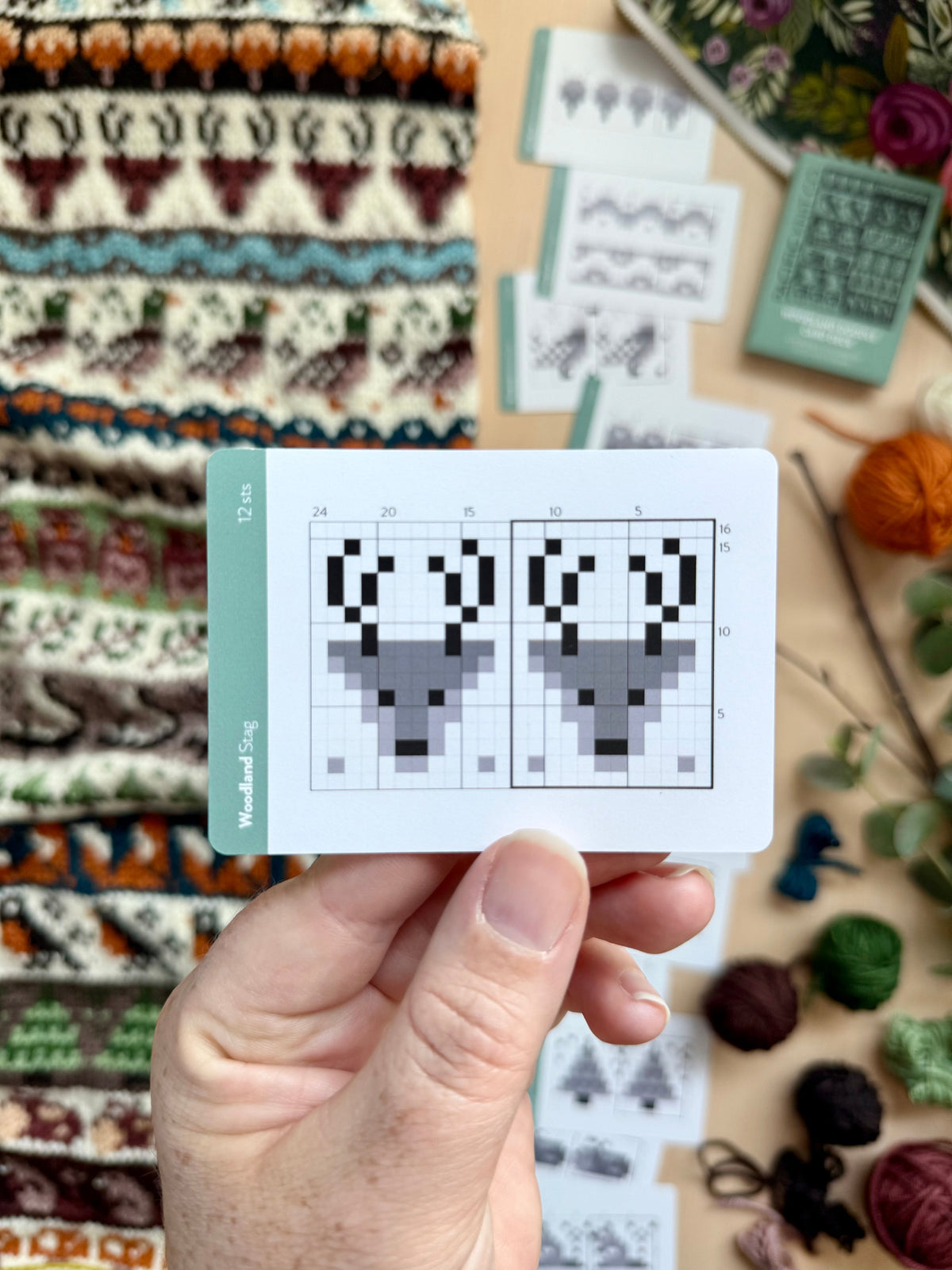 Woodland Doodle Deck | Half Deck | Pattern card deck