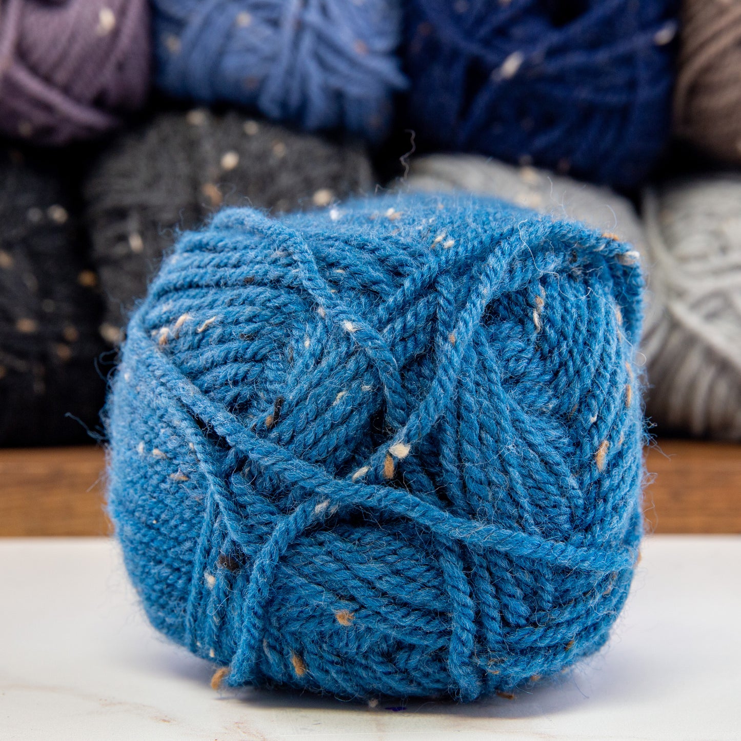Encore Worsted Tweed Dark Wedgewood (5598) | Yarn - Worsted