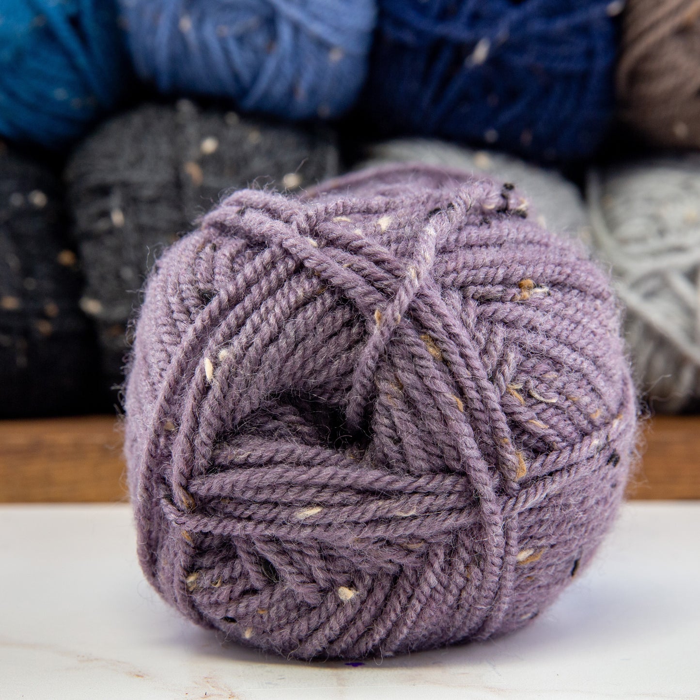 Encore Worsted Tweed Grape Jam (T461) | Yarn - Worsted