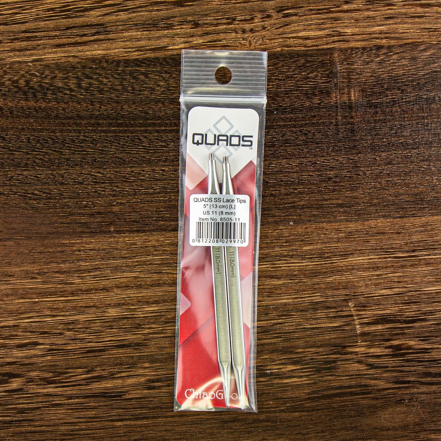 Interchangeable Needles | QUADS SS Lace Tips - 5 inch | Needles