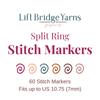 Split Ring Stitch Markers