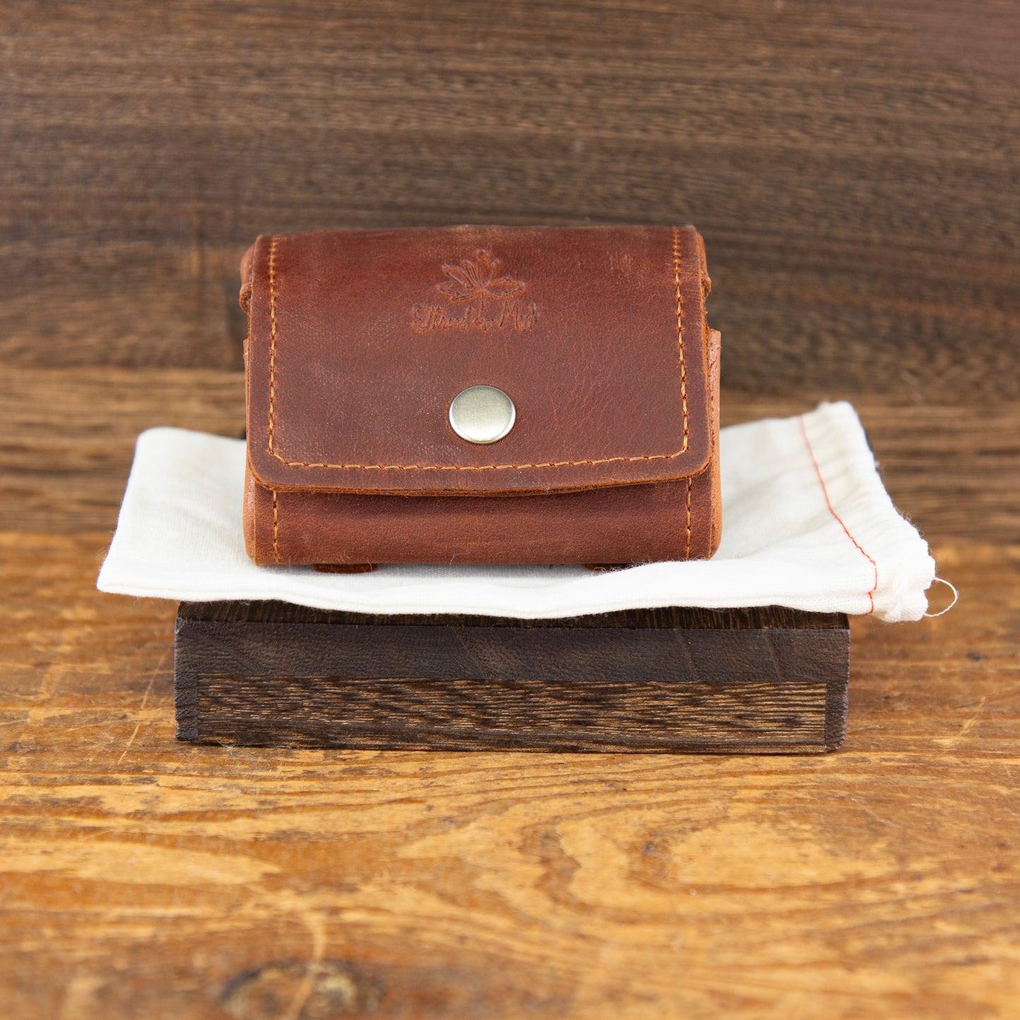 Leather Sidekick Pouch Whiskey | Notions Case