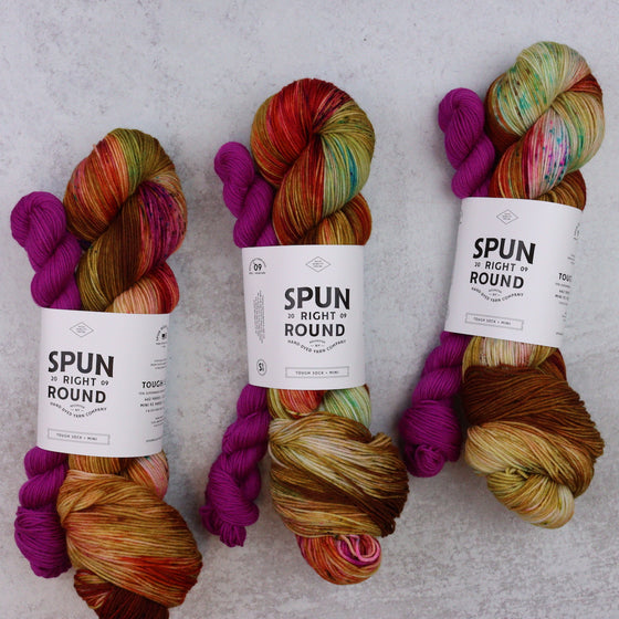  Cat's Meow Collection | Tough Sock | Sock Sets by Spun Right Round sold by Lift Bridge Yarns