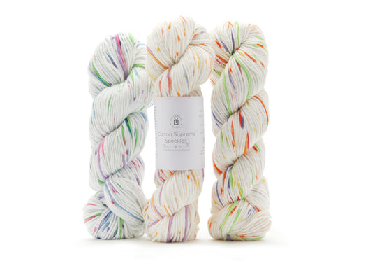  Cotton Supreme Speckles by Universal Yarns sold by Lift Bridge Yarns