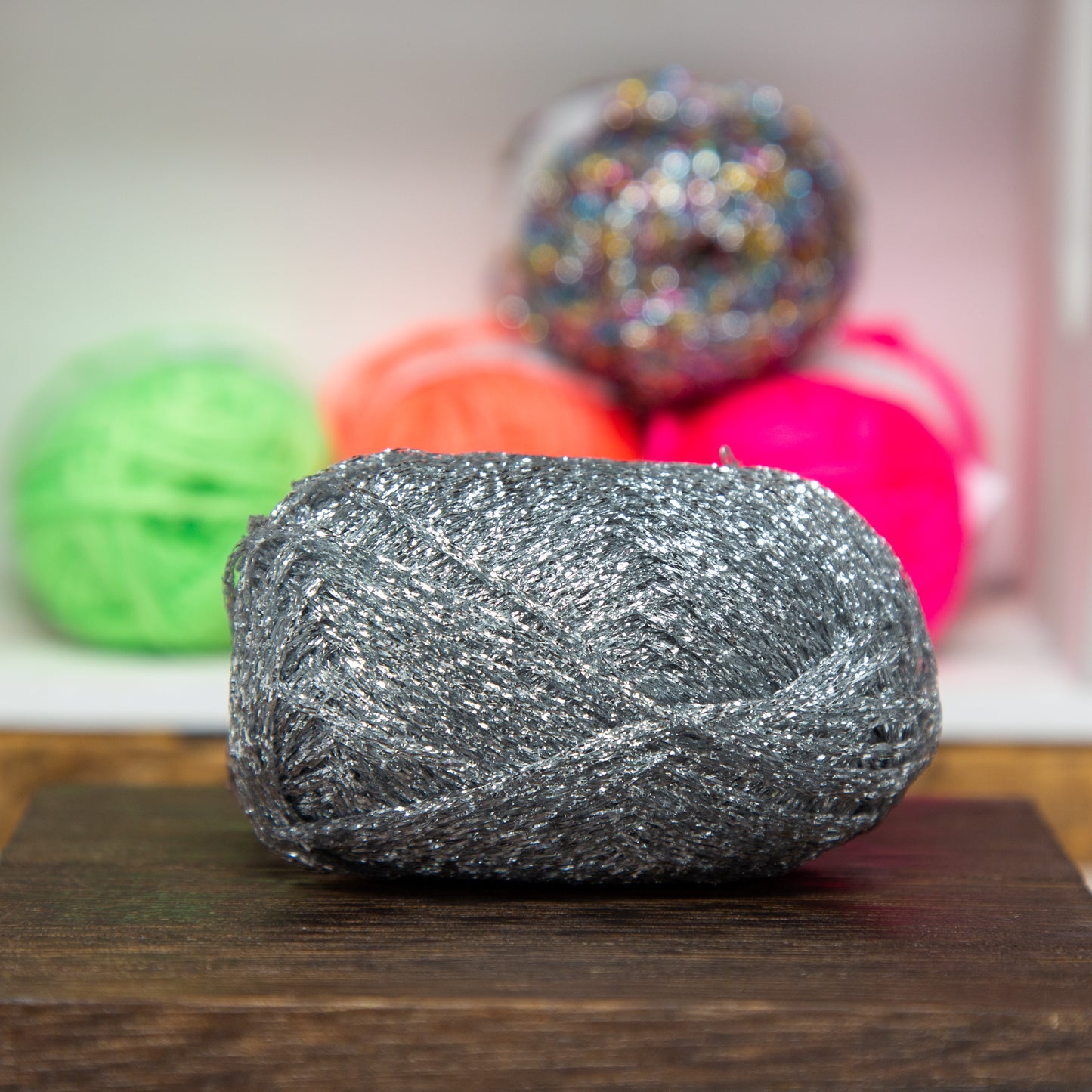 Ricorumi DK Mini Skeins Lamé Silver | Yarn - DK