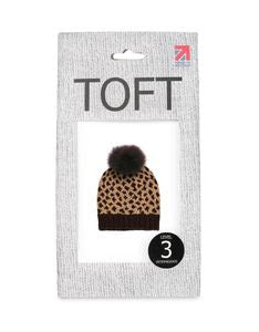  Knit Cheetah Hat Kit by TOFT sold by Lift Bridge Yarns