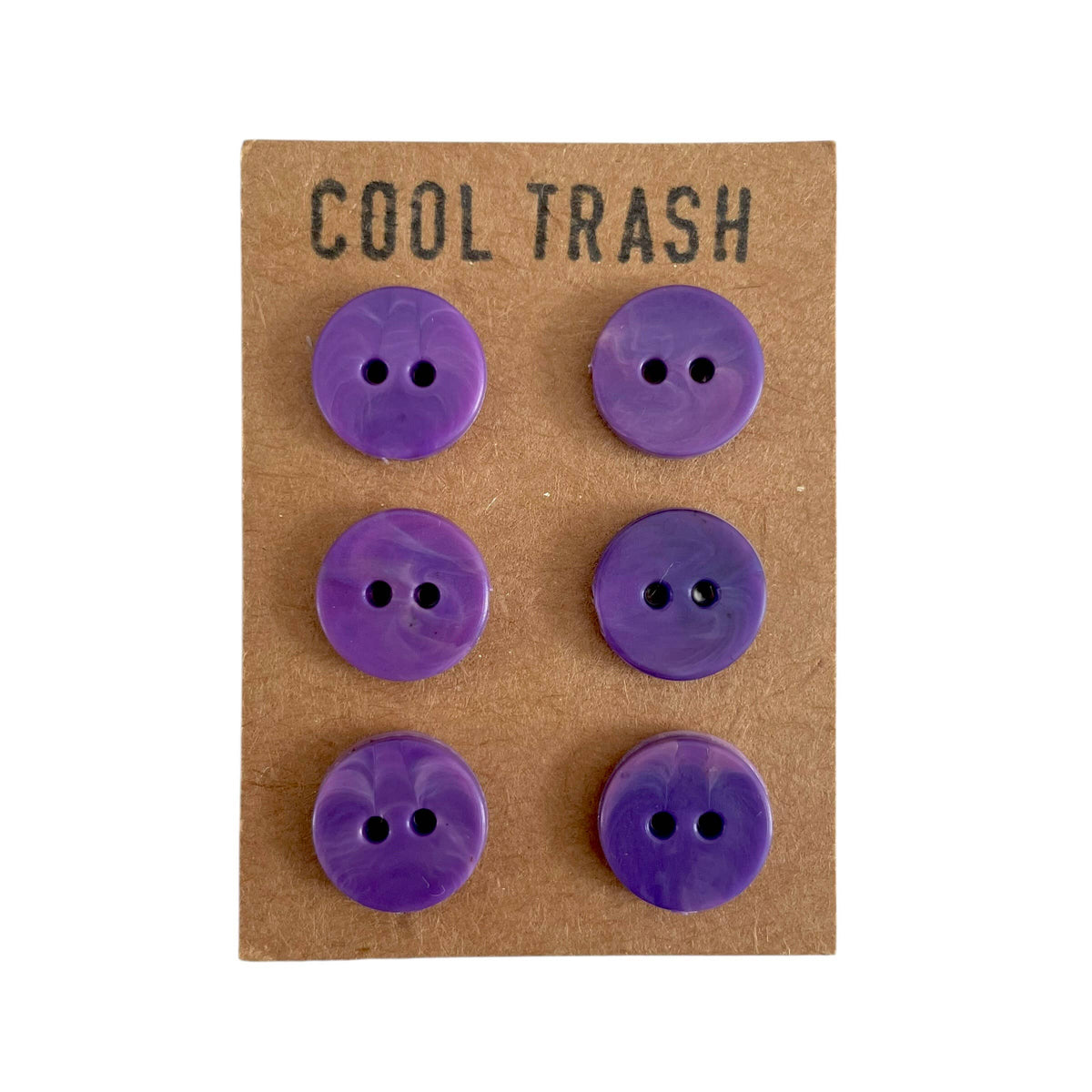 Purple Recycled Plastic Little Buttons Set |