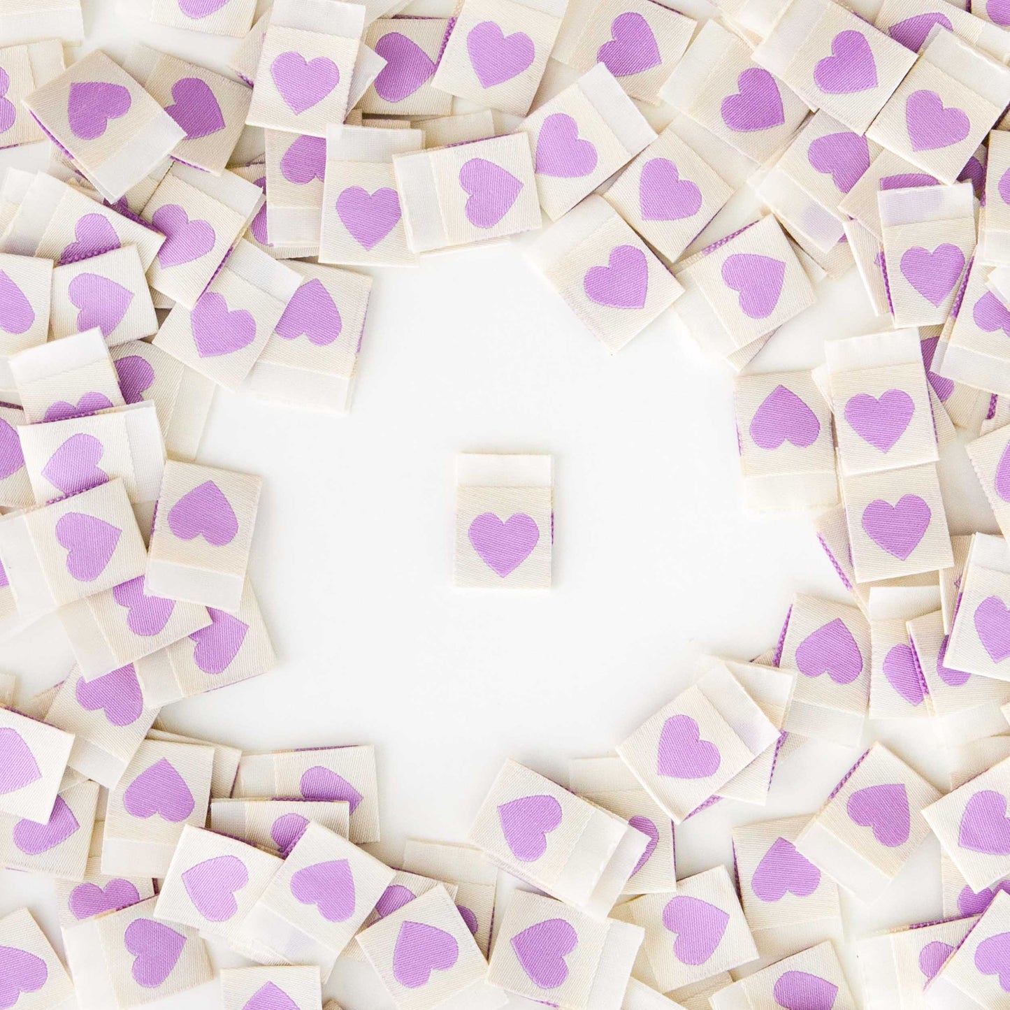 Purple Heart Sew-In Labels | Sew-in Labels