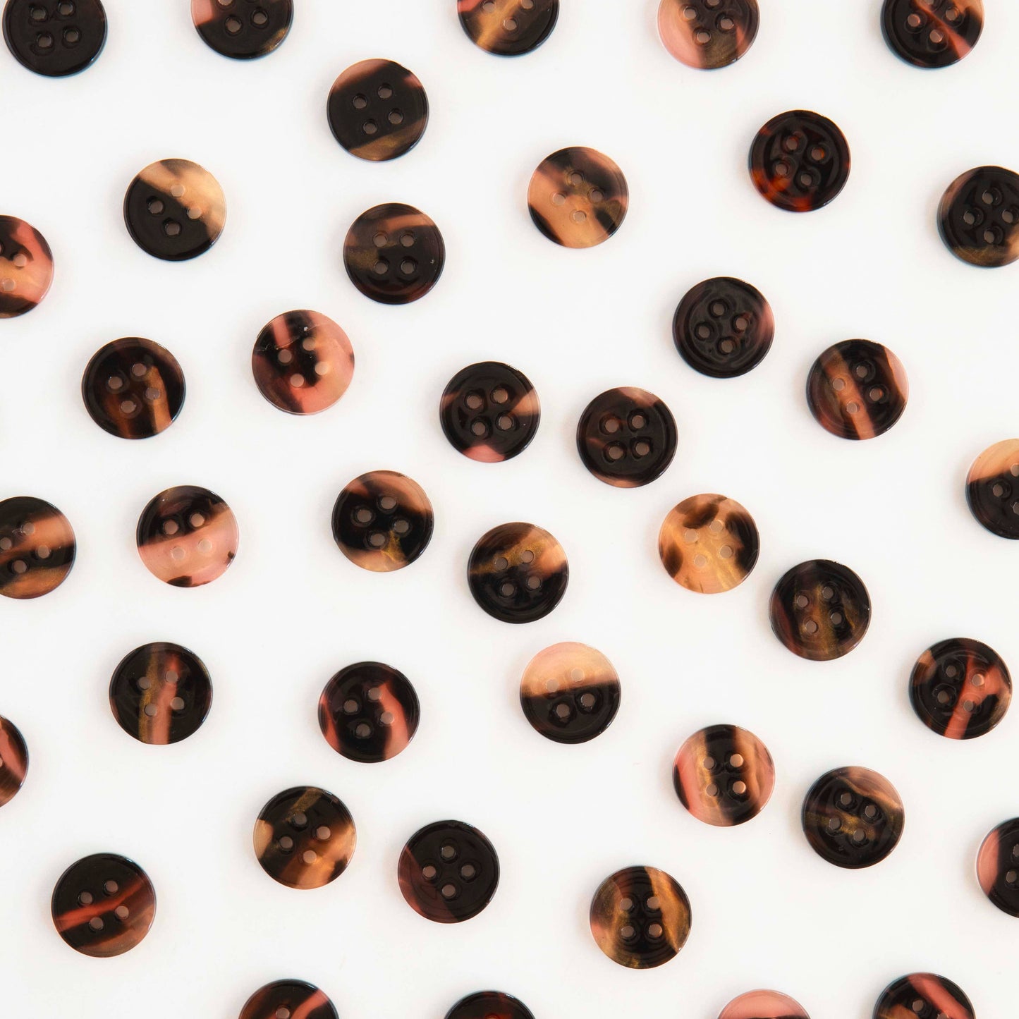 Tortoise Shell Buttons | 5/8in | 10ct | Buttons