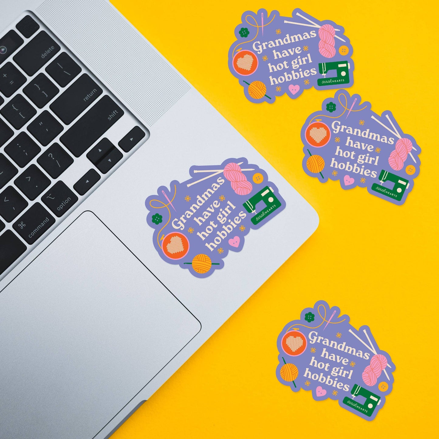 Grandmas Have Hot Girl Hobbies Sticker | Sticker