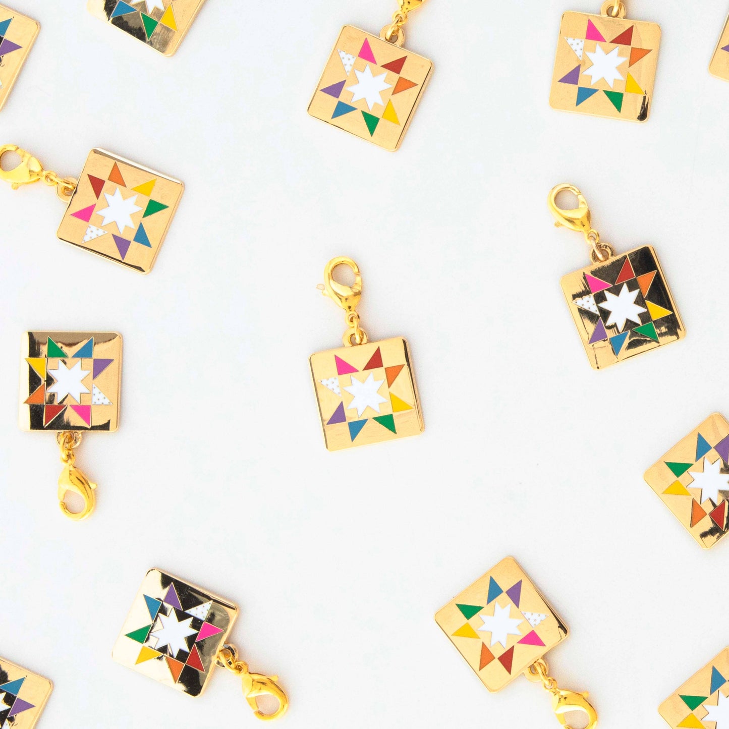 Quilt Star Removable Zipper Charm | Notions - Progress Keepers