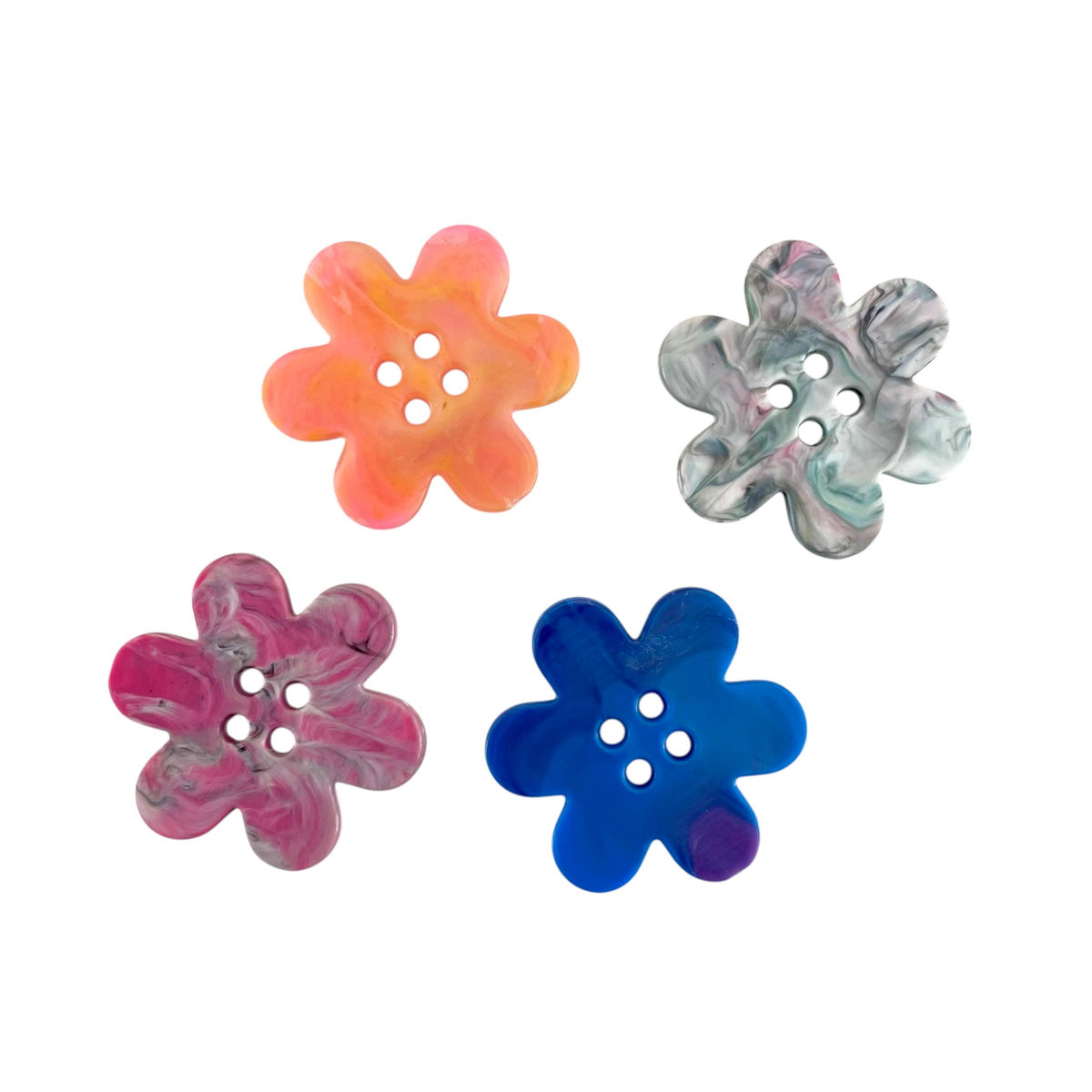 Mystery Flower Button | 1.25in - 1ct | Buttons