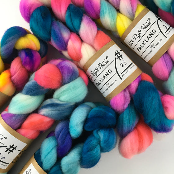  Spinning Fiber | Falkland: LYS Day Exclusive by Spun Right Round sold by Lift Bridge Yarns