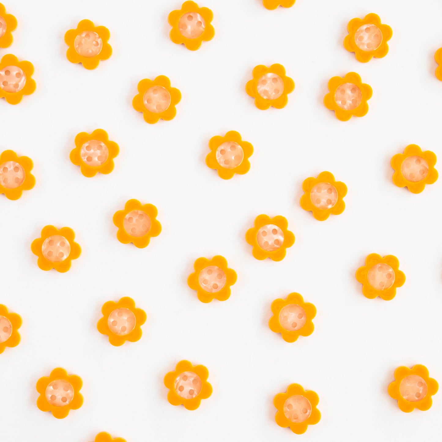 Yellow Daisy Buttons | 5/8in | 10ct | Buttons