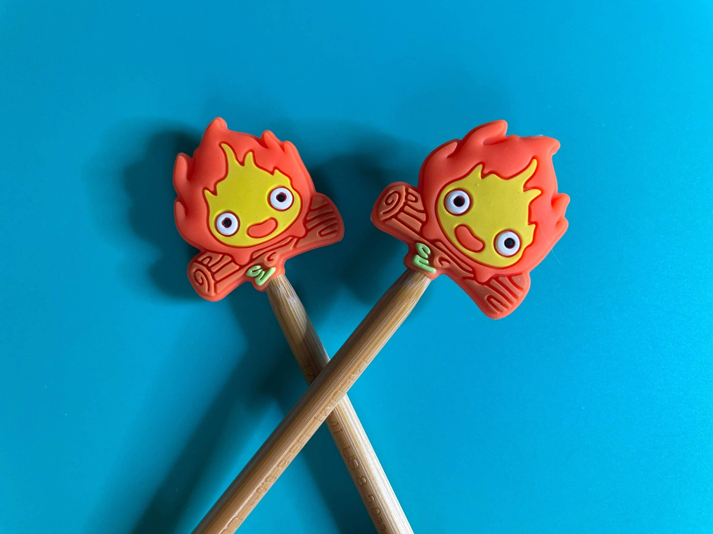 Kawaii Anime Fire Needle Stoppers | Needle Stoppers