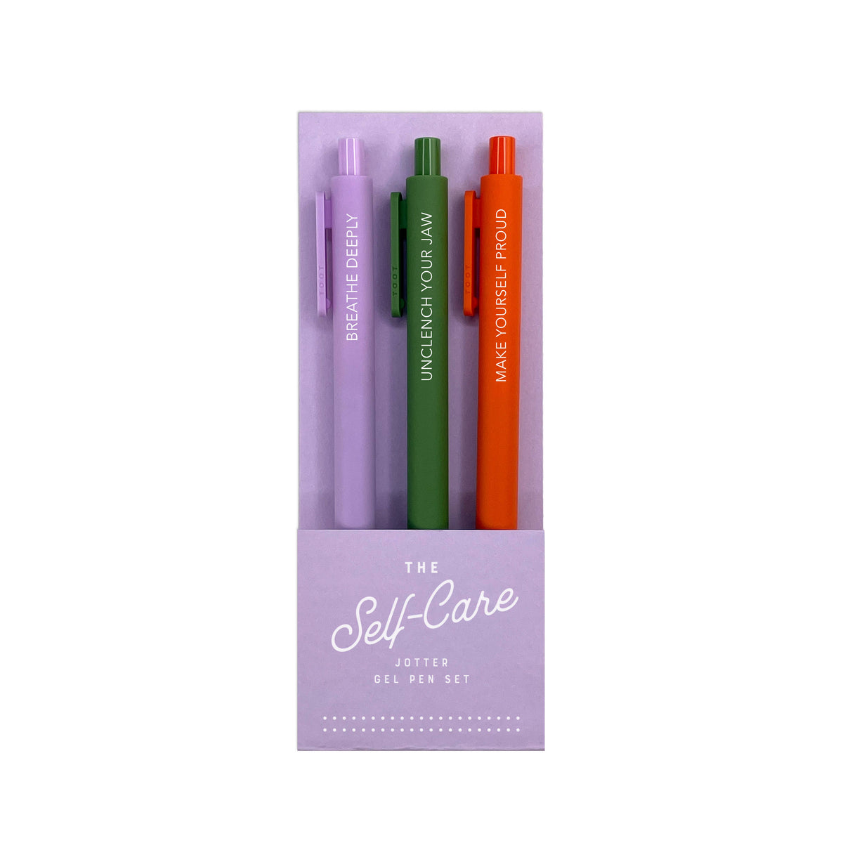 Self-Care Jotter Gel Pen: Set of 3 | Markers and Pens