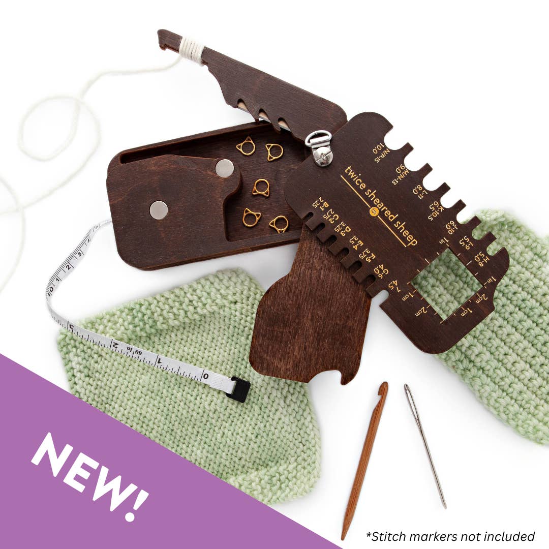 Stitch Scout Multi-Tool for Knitters and Crocheters | Notions - Yarn Minder