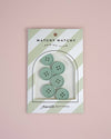 Retro Buttons | Sage | 7/8in | 6ct