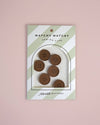 Retro Buttons | Cocoa | 7/8in | 6ct