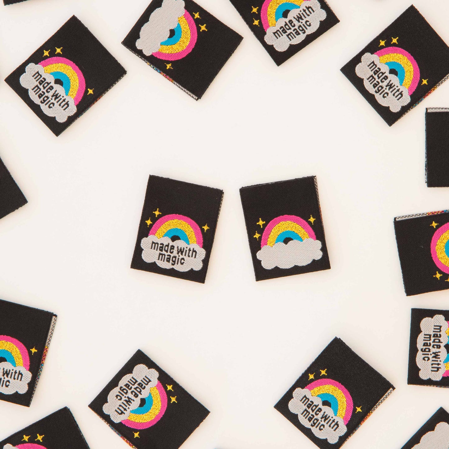 Made with Magic - Sewing Woven Clothing and Quilt Labels | 8ct | Sew-in Labels