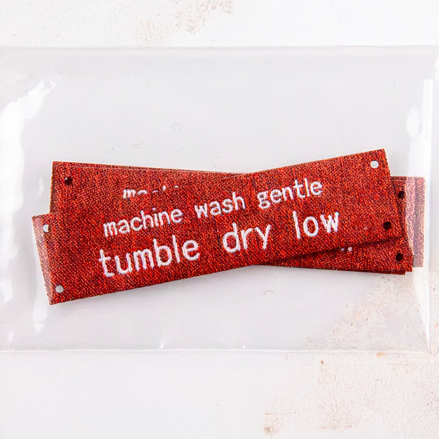 Sew-in Garment Labels Machine Wash Gentle Tumble Dry Low | Sew-in Labels