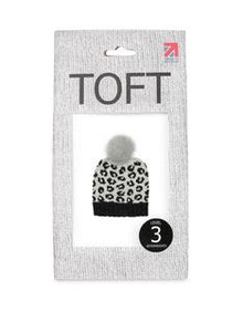   Knit Snow Leopard Hat Kit by TOFT sold by Lift Bridge Yarns