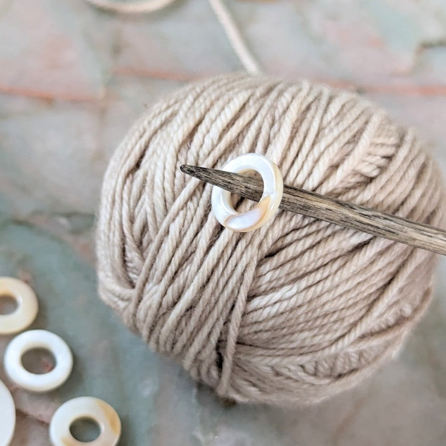 Thread and Maple | Seashell Stitch Markers – Lift Bridge Yarns