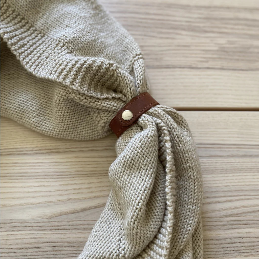 Leather Snap Shawl Cuff Whiskey |