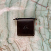 Leather Square Zip Pouch | AVAILABLE FOR SPECIAL ORDER