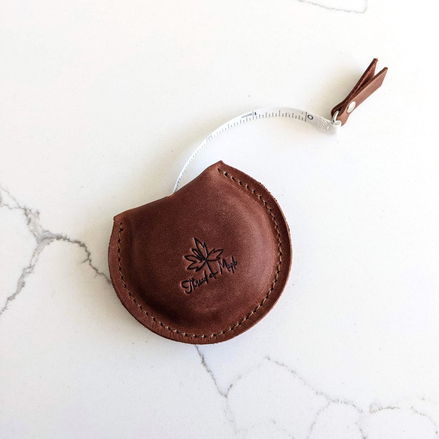 Leather Tape Measure | AVAILABLE FOR SPECIAL ORDER Whiskey | Measuring Tape
