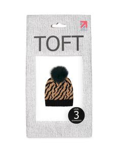  Knit Tiger Hat Kit by TOFT sold by Lift Bridge Yarns