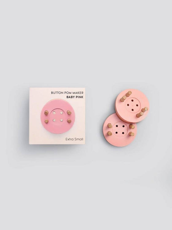 Button Pom Maker – Baby Pink (Extra Small)