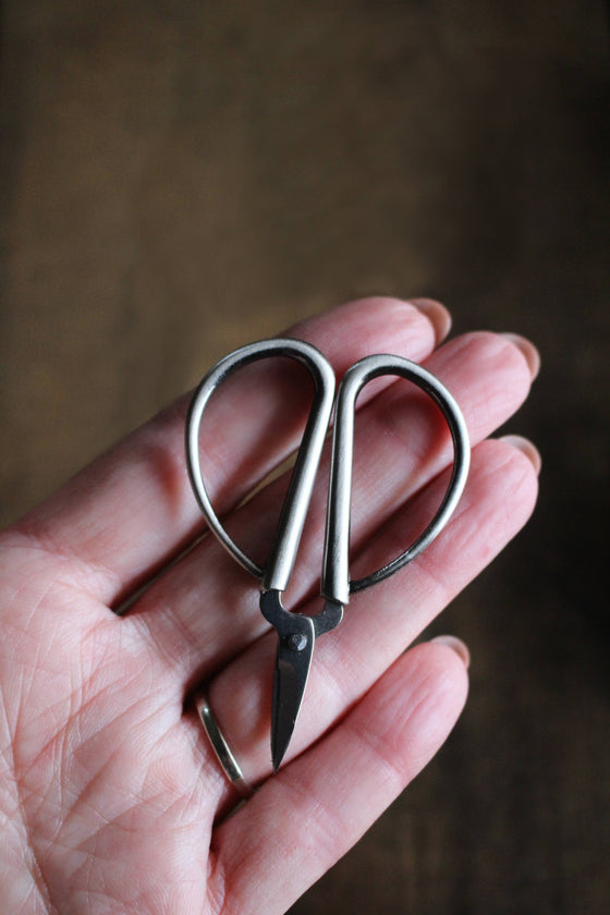  Mini Bonsai Snips: Antique Silver by NNK Press sold by Lift Bridge Yarns