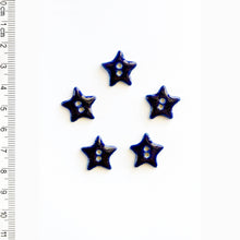 Blue Star Buttons | 5 ct
