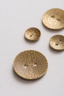   Woodgrain Brass Buttons by Quince & Co. sold by Lift Bridge Yarns