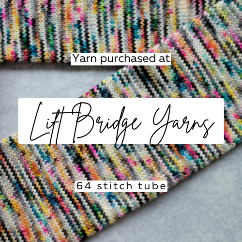 Service | Sock Tubes 64 Stitches Lift Bridge yarns Nothing! I want the whole skein knit into a tube! | Services