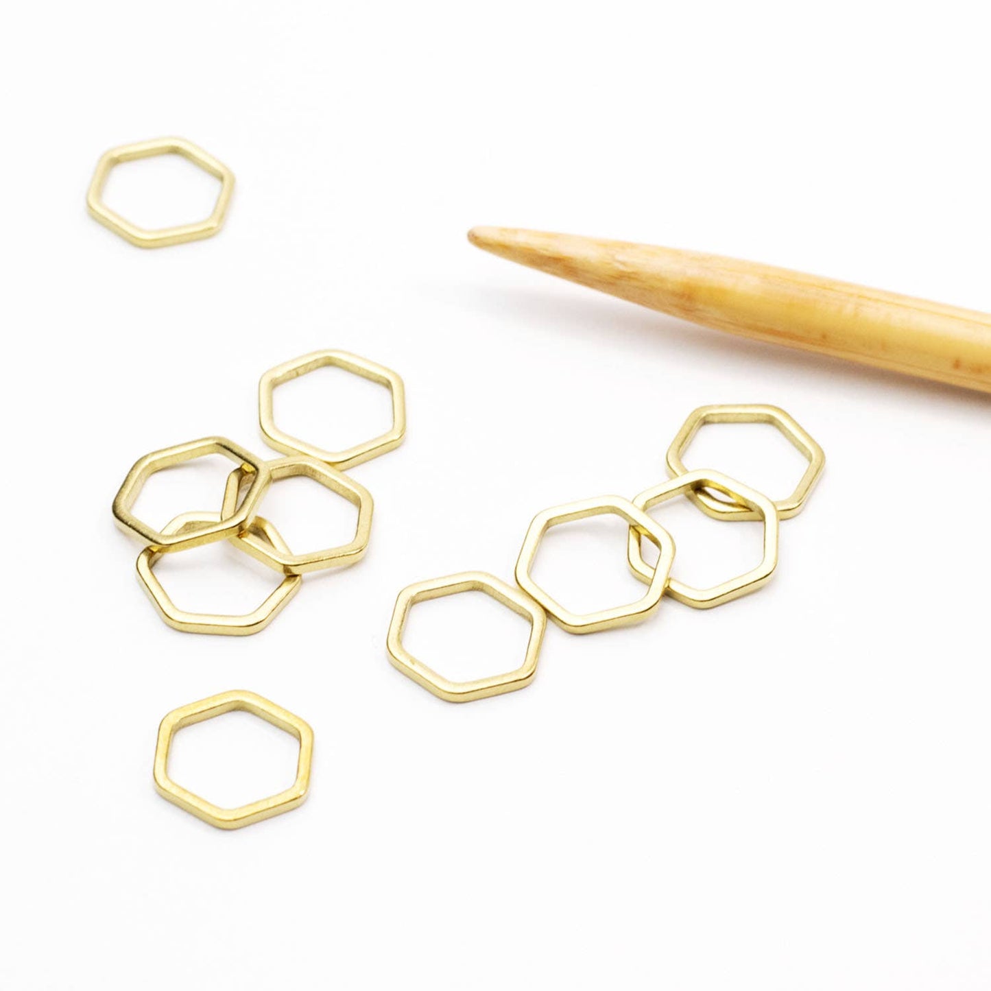Honeycomb Stitch Markers | Notions - Stitch Markers