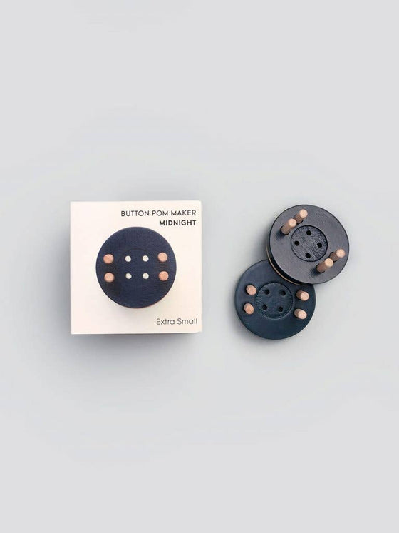 Button Pom Maker – Midnight (Extra Small)