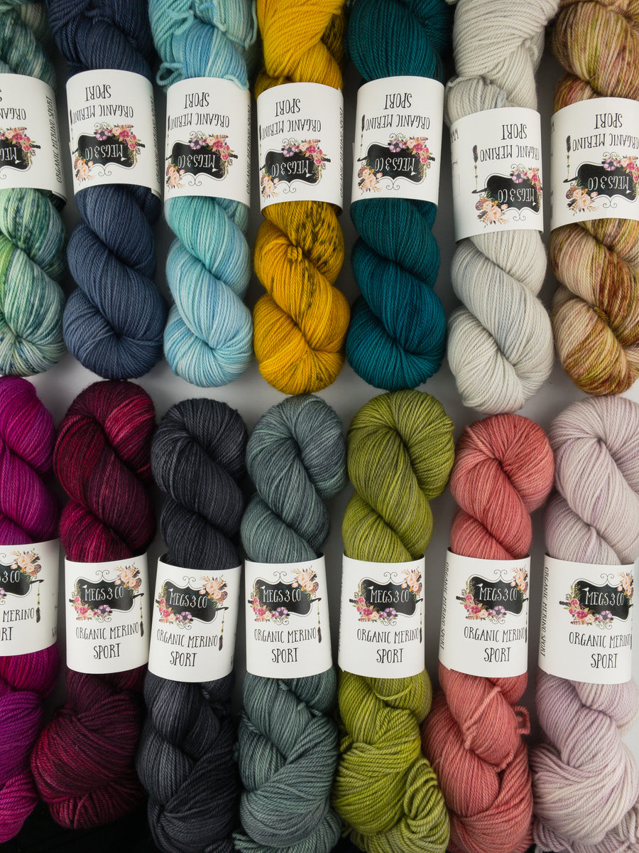 Megs & Co. | Organic Merino Sport – Lift Bridge Yarns