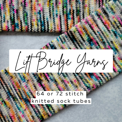  Service | Sock Tubes by Lift Bridge Yarns sold by Lift Bridge Yarns