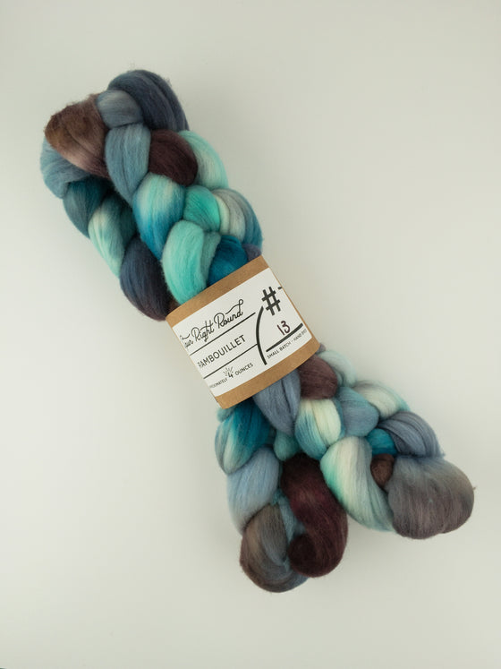  Spinning Fiber | Rambouillet by Spun Right Round sold by Lift Bridge Yarns