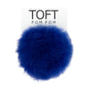 Blue Alpaca Pom Poms | Colorful by TOFT sold by Lift Bridge Yarns