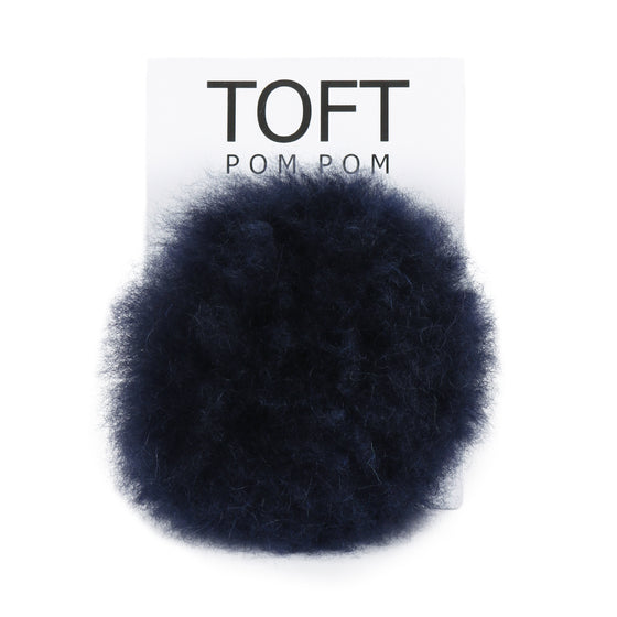 Sapphire Alpaca Pom Poms | Colorful by TOFT sold by Lift Bridge Yarns