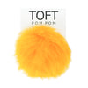 Yellow Alpaca Pom Poms | Colorful by TOFT sold by Lift Bridge Yarns