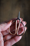  Mini Bonsai Snips: Antique Copper by NNK Press sold by Lift Bridge Yarns