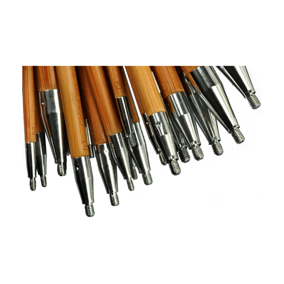 Interchangeable Needle Set | SPIN Bamboo - 4" Tips