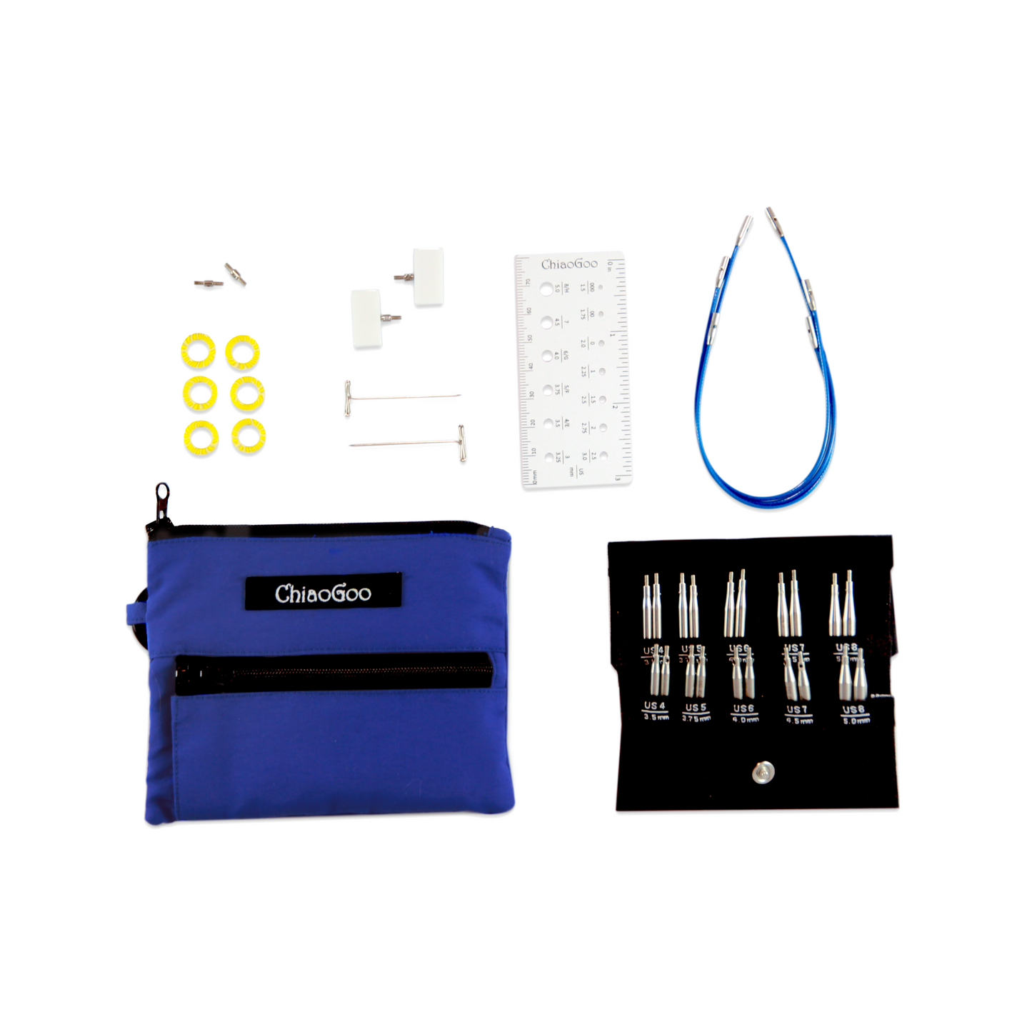 Interchangeable Needle Set | TWIST Blue Shorties | Needles